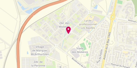 Plan de Evimeria, Avenue de Belgique, 13140 Miramas