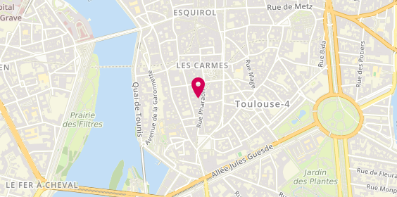 Plan de Agence Immobilière Toulouse - Abode Immobilier, 31 Rue Pharaon, 31000 Toulouse