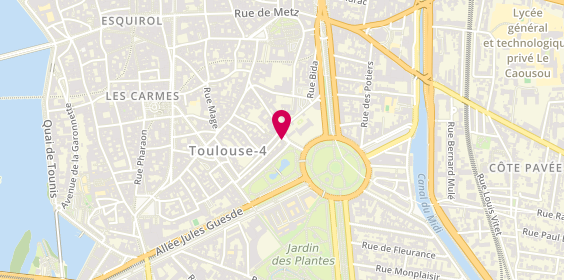 Plan de Maville Immo, 4 Place Montoulieu, 31000 Toulouse
