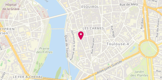 Plan de CHAUMONT Pierre, Residence la Dalbade Appt 22
62 Avenue de la Garonnette, 31000 Toulouse