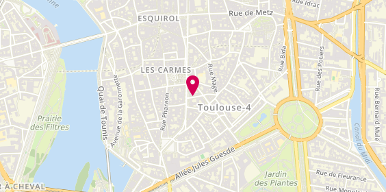 Plan de LAURENCE HOURIEZ - CHASSEUR IMMOBILIER Toulouse, 3 Rue Colonel Pointurier, 31000 Toulouse