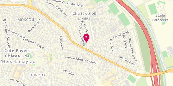 Plan de Actéa Immobilier, 8 Rue de Carcassonne, 31500 Toulouse