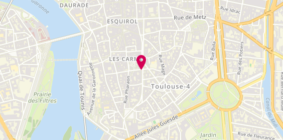 Plan de Cabinet Bedin Immobilier, 25 Rue du Languedoc, 31000 Toulouse
