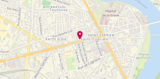 Plan de Cabinet Bedin Immobilier, 30 avenue Etienne Billières, 31300 Toulouse