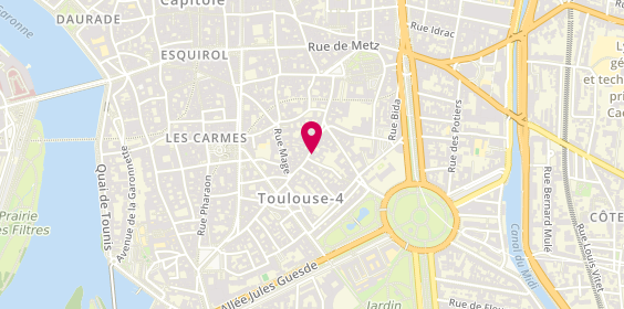 Plan de Agence Maja, 16 Rue Perchepinte, 31000 Toulouse