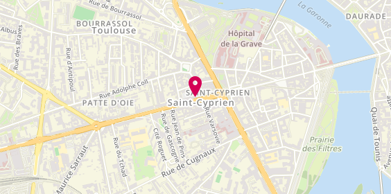 Plan de Foncia Location, 6 Etienne Billières, 31300 Toulouse