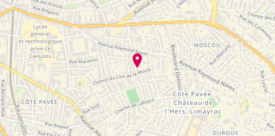 Plan de Lucile BROUCHET - Agent Immobilier Conseiller Mandataire, 6 Rue Blanche, 31500 Toulouse