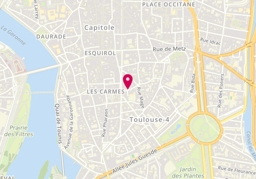 Plan de Eurim Immobilier, 7 Rue du Canard, 31000 Toulouse