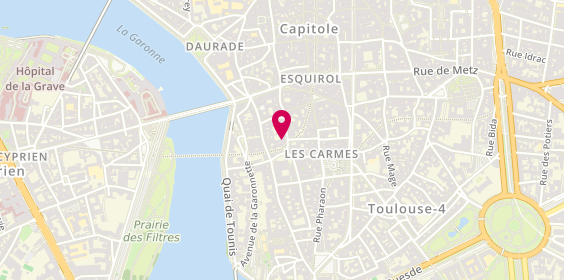 Plan de Occitan Immobilier, 9 Rue des Paradoux, 31000 Toulouse