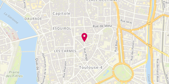 Plan de Cabinet Ficat Moulas, 10 Rue Tolosane, 31000 Toulouse