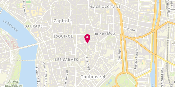 Plan de Daizis Bertrand, 23 Rue Croix Baragnon, 31000 Toulouse