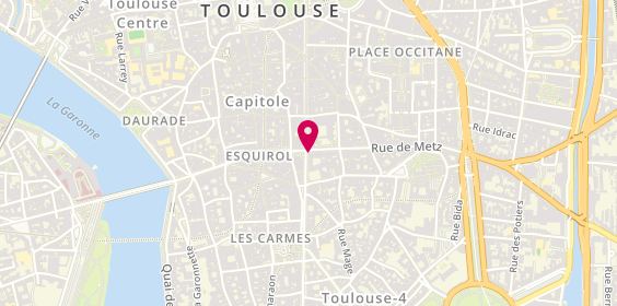 Plan de L'Agence, 1 Rue Henri Regnault, 31500 Toulouse