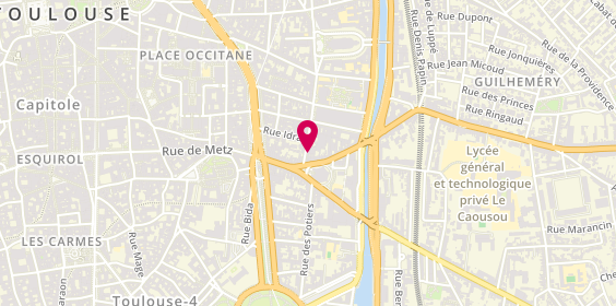 Plan de Flash Transactions Immobilières F.T.I, 4 Rue Pierre-Paul Riquet, 31000 Toulouse