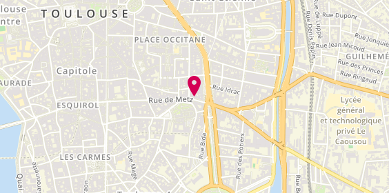 Plan de L'Immobiliere de la Halle, 45 Rue de Metz, 31000 Toulouse