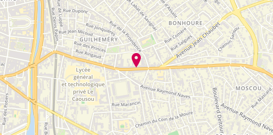 Plan de Booster Immobilier Toulouse Côte Pavée - Guilhemery, 101 avenue Camille Pujol, 31500 Toulouse