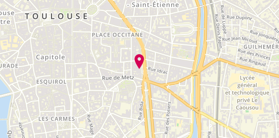 Plan de L’IMMOVATION Daphné MASSON immobilier & home staging à Toulouse, 9 Boulevard Lazare Carnot, 31000 Toulouse