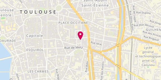 Plan de Cabinet Marty Toulouse, 13 Rue du Rem Saint-Etienne, 31000 Toulouse