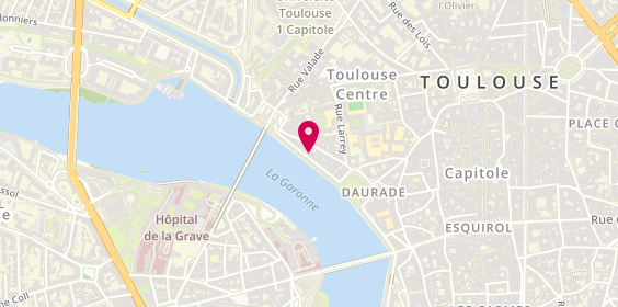 Plan de A2J Immobilier, 12 Quai Lucien Lombard, 31000 Toulouse