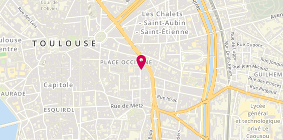Plan de Cabinet Claude Sanchez, 40 Rue du Rem Saint-Etienne, 31000 Toulouse