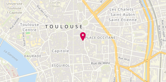 Plan de L'Agence de la Ville Rose, 9 Rue Saint-Antoine du T, 31000 Toulouse