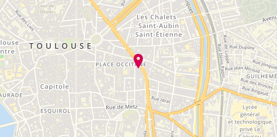 Plan de Agence immobilière Espace Carnot Immobilier - Toulouse, 45 Boulevard Lazare Carnot, 31000 Toulouse