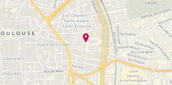 Plan de HEXIA Immobilier, 37 Rue Pierre-Paul Riquet, 31000 Toulouse