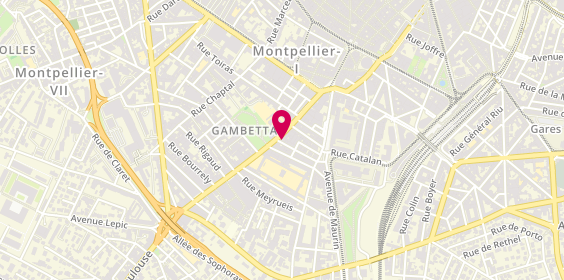 Plan de Unik Immobilier, 23 avenue Georges Clemenceau, 34000 Montpellier