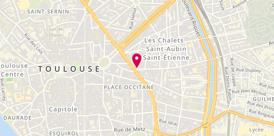 Plan de Agence Mercure Toulouse Midi Pyrene, 44 Boulevard Lazare Carnot, 31000 Toulouse