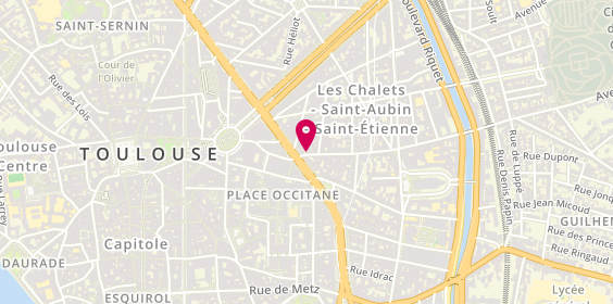 Plan de Guy Hoquet l'Immobilier, 4 Rue de la Colombette, 31000 Toulouse