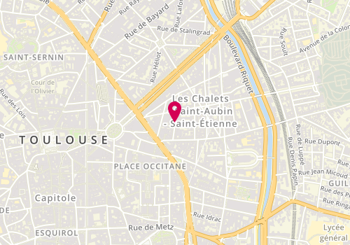 Plan de Obm Immobilier, 15 Rue de l'Industrie, 31000 Toulouse