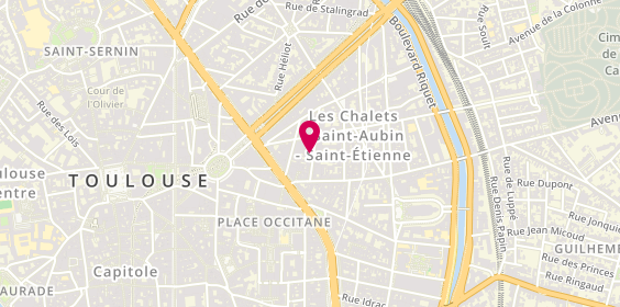 Plan de OBM Immobilier, 15 Rue de l'Industrie, 31000 Toulouse