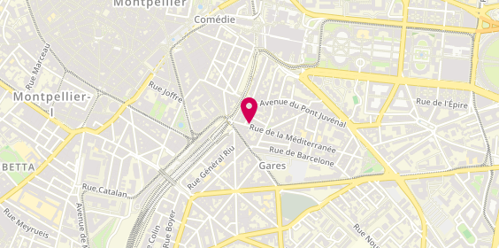 Plan de Couette & Oreillers, 9 Rue de la Méditerranée, 34000 Montpellier