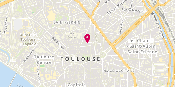 Plan de Centre-Ville Immobilier, 12 Rue Rivals, 31000 Toulouse