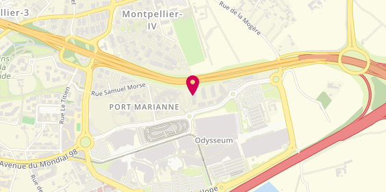 Plan de FDI SERVICES IMMOBILIERS ENTREPRISE (Ex FDI GACI), @7Center - Immeuble H@Rmonie
501 Rue Georges Méliès, 34078 Montpellier
