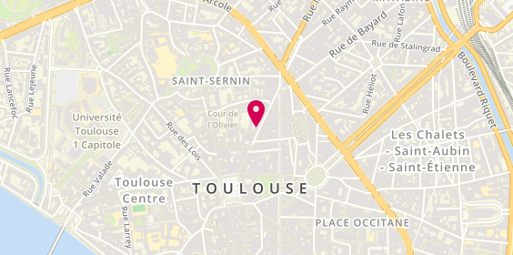 Plan de Cabinet Batiste Immobilier Entreprise, 25 Rue Charles de Rémusat, 31000 Toulouse