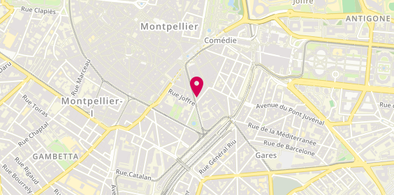 Plan de Montpelliéraine Administration de Biens, 17 Rue de Maguelone, 34000 Montpellier