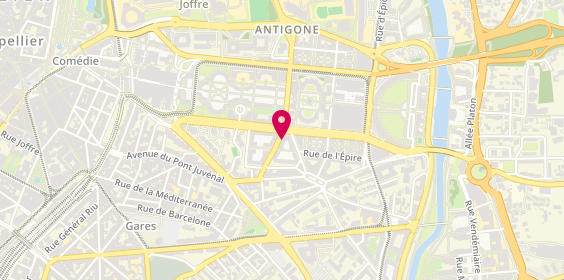 Plan de Human Immobilier, 417 Rue Léon Blum, 34000 Montpellier