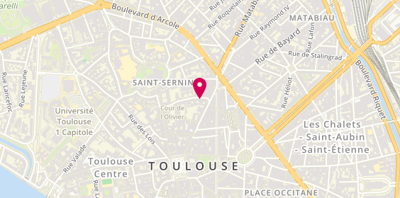 Plan de Aci-Cazes Immobilier, 28 Rue de Périgord, 31000 Toulouse
