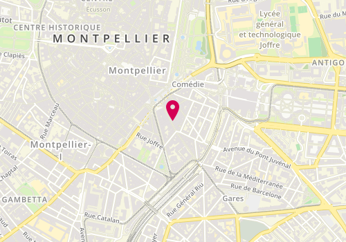 Plan de PIERRE et COMMERCES, 9 Rue de Verdun, 34000 Montpellier