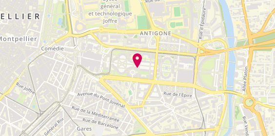 Plan de Antigone Immobilier, 12 Millénaire, 34000 Montpellier