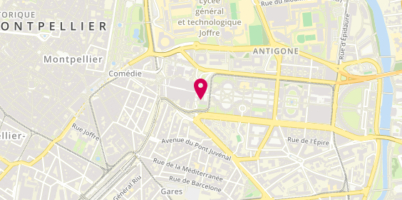 Plan de Igs Caprim, 1 place Paul Bec, 34961 Montpellier