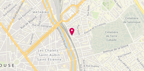 Plan de Estali Estali Toulouse-Mediatheque, 20 Rue General Jean Compans, 31500 Toulouse