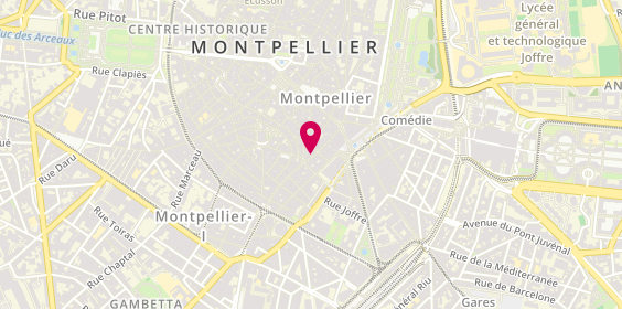 Plan de Gallic Stone Immobilier, 24 Grand Rue Jean Moulin, 34000 Montpellier