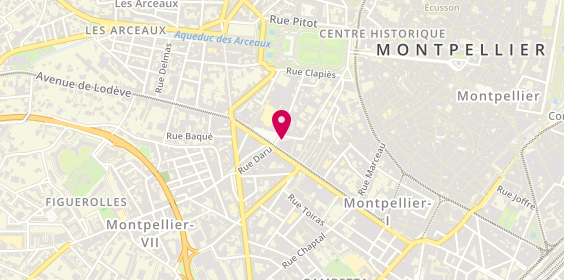 Plan de L' Agence du Courreau, 51 Rue du Faubourg du Courreau, 34000 Montpellier