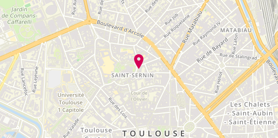 Plan de J.C.B Immobilier, 10 Saint Sernin, 31000 Toulouse
