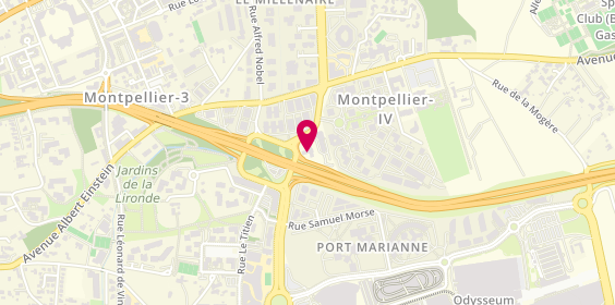 Plan de Les Pins Promoteur d'Immobilier, 1095 Rue Henri Becquerel, 34000 Montpellier
