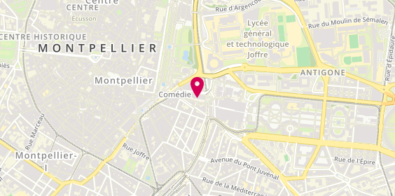 Plan de BNP Paribas Real Estate - Montpellier, Les Bureaux du Triangle
26 Allée Jules Milhau, 34000 Montpellier