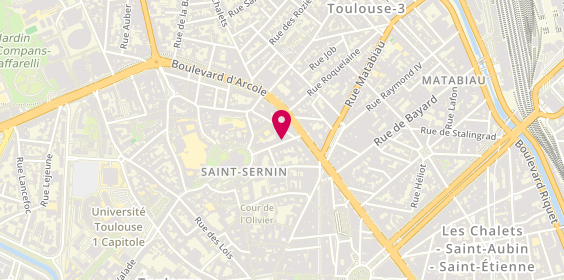Plan de DOMICILIUM - Chasseur Immobilier, 15 Rue Saint-Bernard, 31000 Toulouse
