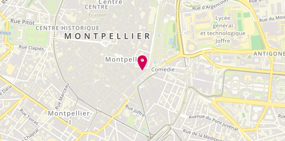 Plan de Lacombe Immobilier, 15 Pass. Lonjon, 34000 Montpellier