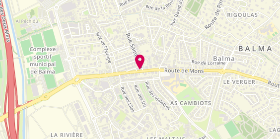 Plan de Human Immobilier, 1 avenue de Toulouse, 31130 Balma